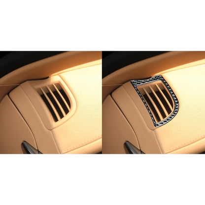 Car Carbon Fiber Dashboard Air Outlet Decorative Sticker for Porsche Panamera 2010-2016, Left and Right Drive - Car Interior Mouldings by buy2fix | Online Shopping UK | buy2fix