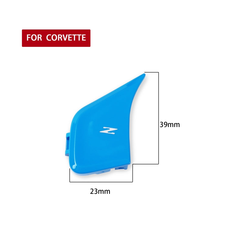 Car Steering Wheel Buttons for Chevrolet Corvette C8 2020-2021(Blue) - Steering Wheel Accessories by buy2fix | Online Shopping UK | buy2fix