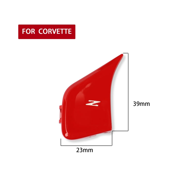 Car Steering Wheel Buttons for Chevrolet Corvette C8 2020-2021(Red) - Steering Wheel Accessories by buy2fix | Online Shopping UK | buy2fix