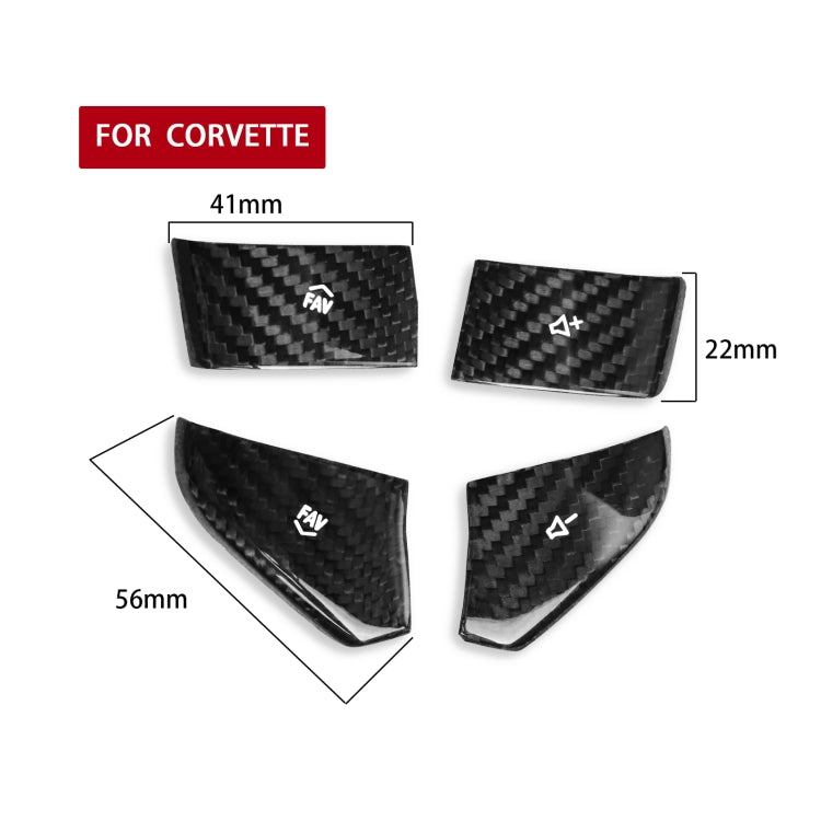 Car Steering Wheel Below Buttons for Chevrolet Corvette C8 2020-2021(White) - Steering Wheel Accessories by buy2fix | Online Shopping UK | buy2fix