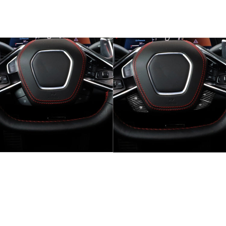 Car Steering Wheel Below Buttons for Chevrolet Corvette C8 2020-2021(White) - Steering Wheel Accessories by buy2fix | Online Shopping UK | buy2fix