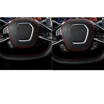 Car Steering Wheel Below Buttons for Chevrolet Corvette C8 2020-2021(White) - Steering Wheel Accessories by buy2fix | Online Shopping UK | buy2fix