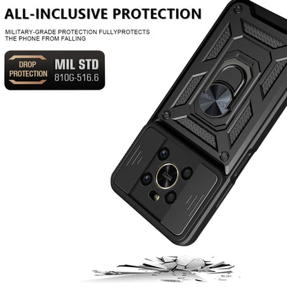 For Honor X9 5G/X9 4G Sliding Camera Design TPU + PC Phone Case(Red) - Honor Cases by buy2fix | Online Shopping UK | buy2fix