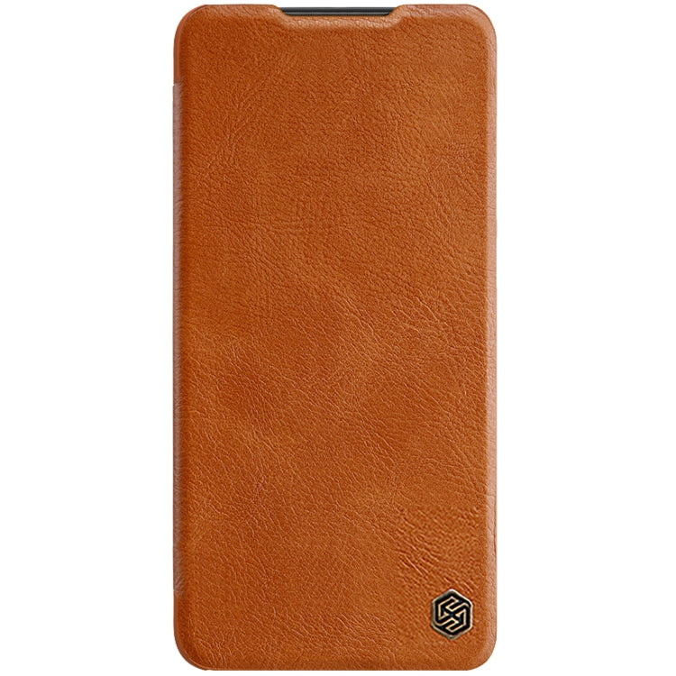 For Xiaomi Redmi Note 11T Pro/11T Pro+ 5G/Poco X4 GT 5G NILLKIN QIN Series Crazy Horse Texture Leather Phone Case(Brown) - Xiaomi Cases by NILLKIN | Online Shopping UK | buy2fix