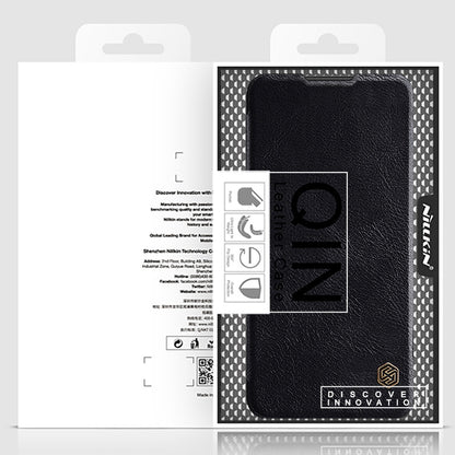 For Xiaomi Redmi Note 11T Pro/11T Pro+ 5G/Poco X4 GT 5G NILLKIN QIN Series Crazy Horse Texture Leather Phone Case(Brown) - Xiaomi Cases by NILLKIN | Online Shopping UK | buy2fix