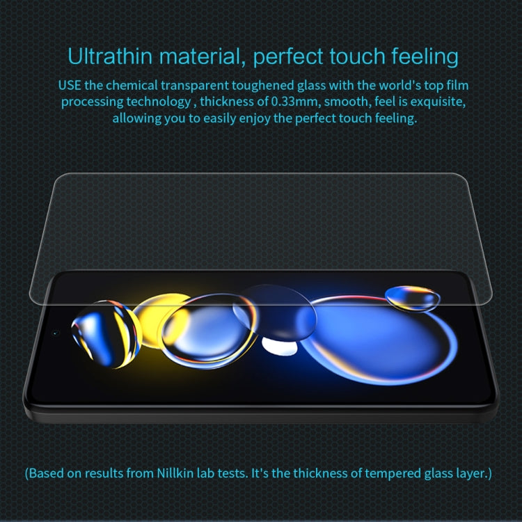 For Xiaomi Redmi Note 11T Pro/11T Pro+ 5G/Poco X4 GT 5G NILLKIN H 0.33mm 9H Explosion-proof Tempered Glass Film -  by NILLKIN | Online Shopping UK | buy2fix