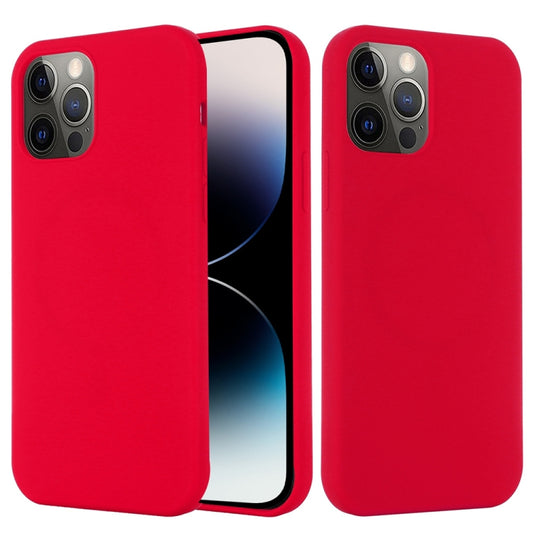 For iPhone 14 Pro Max Shockproof Silicone Magsafe Case (Red) - iPhone 14 Pro Max Cases by buy2fix | Online Shopping UK | buy2fix