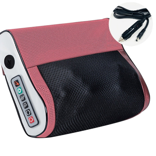 Multifunctional Hot Compress Neck Massager Car Cervical Spine Massage Pillow(Red Six Keys) - Seat Accessories by buy2fix | Online Shopping UK | buy2fix