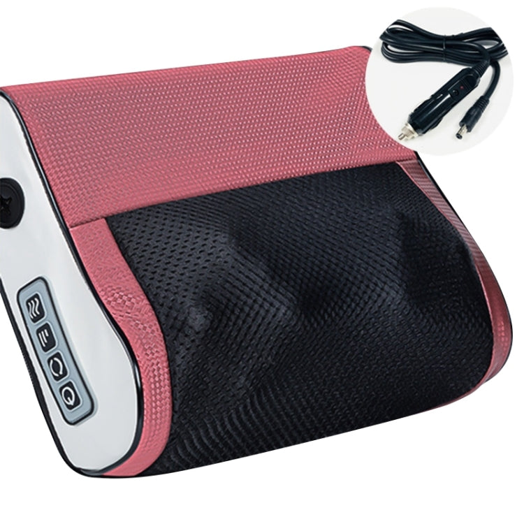 Multifunctional Hot Compress Neck Massager Car Cervical Spine Massage Pillow(Red Upgrade) - Seat Accessories by buy2fix | Online Shopping UK | buy2fix