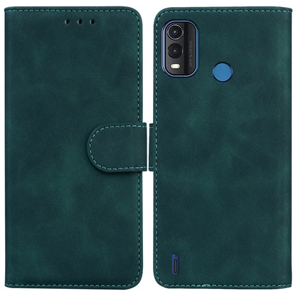 For Nokia G11 Plus Skin Feel Pure Color Flip Leather Phone Case(Green) by buy2fix