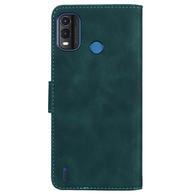 For Nokia G11 Plus Skin Feel Pure Color Flip Leather Phone Case(Green) by buy2fix
