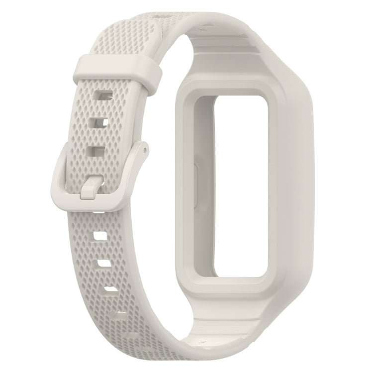 For Huawei Band 10 / 9 / 8 / 7 / 6 Universal Integrated Silicone Watch Band(Seagull Grey) by buy2fix