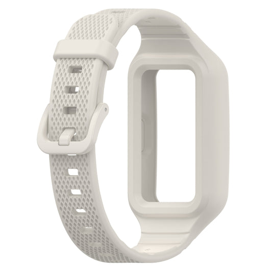 For Huawei Band 10 / 9 / 8 / 7 / 6 Universal Integrated Silicone Watch Band(Seagull Grey) by buy2fix