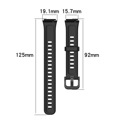 For Huawei Band 7 Silicone Watch Band(Army Green) by buy2fix