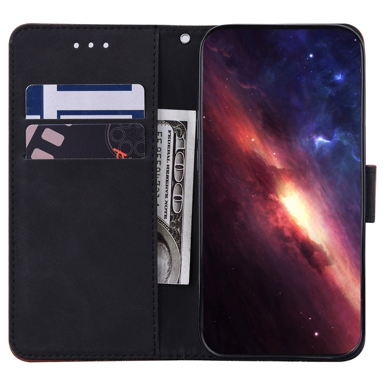 For Nokia G11 Plus Geometric Embossed Leather Phone Case(Black) - Nokia Cases by buy2fix | Online Shopping UK | buy2fix
