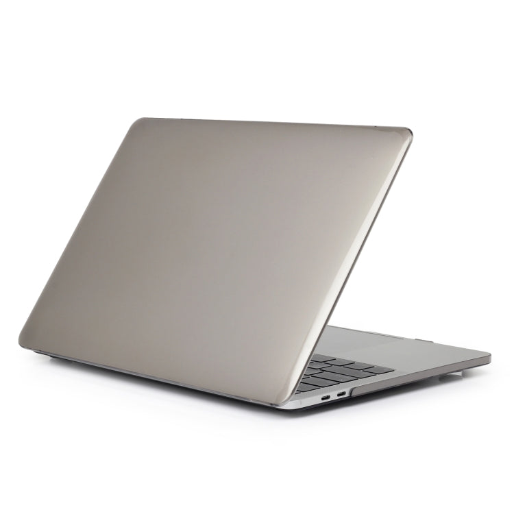 For MacBook Air 13.6 2025 / 2023 / 2022 Laptop Crystal Style Protective Case(Grey) by buy2fix