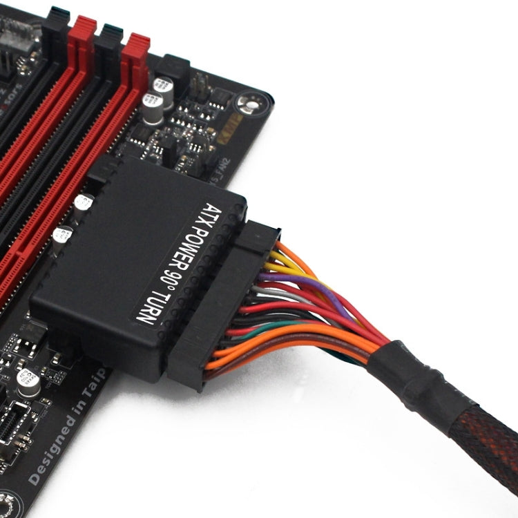 2 PCS ATX 24Pin 90 Degree Power Plug Adapter by buy2fix