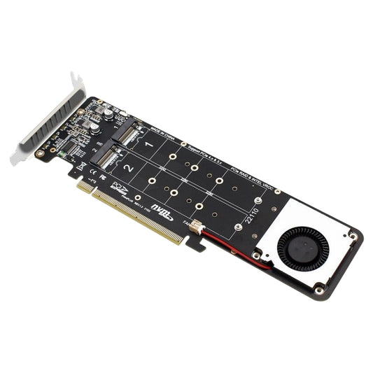 PCIe X16 to M.2 M-key NVMEx4 SSD RAID Converter Card by buy2fix