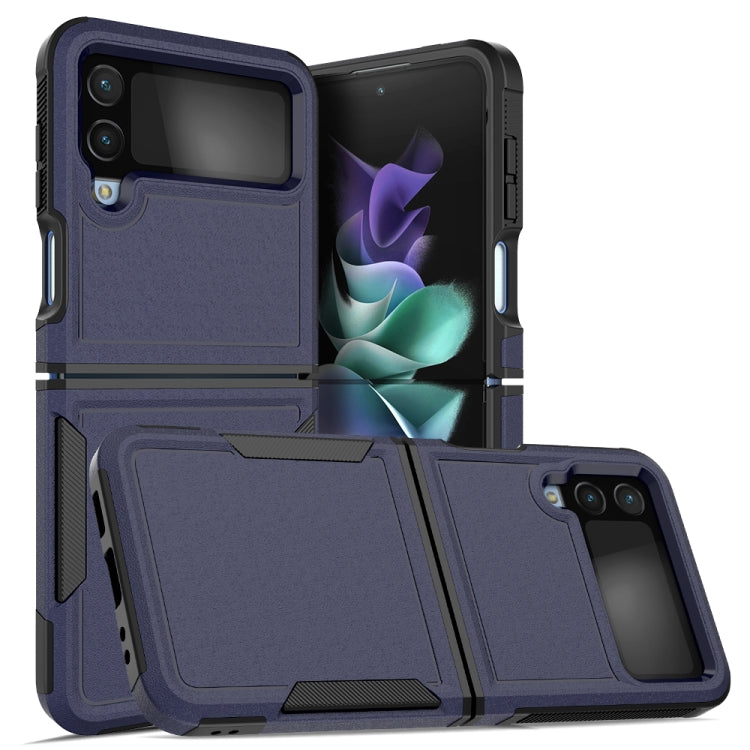 For Samsung Galaxy Z Flip4 PC + TPU Phone Case(Dark Blue) - Galaxy Z Flip4 5G Cases by buy2fix | Online Shopping UK | buy2fix