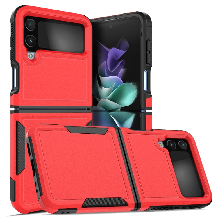 For Samsung Galaxy Z Flip4 PC + TPU Phone Case(Red) - Galaxy Z Flip4 5G Cases by buy2fix | Online Shopping UK | buy2fix