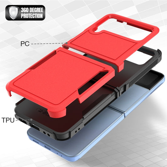 For Samsung Galaxy Z Flip4 PC + TPU Phone Case(Red) - Galaxy Z Flip4 5G Cases by buy2fix | Online Shopping UK | buy2fix