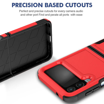 For Samsung Galaxy Z Flip4 PC + TPU Phone Case(Red) - Galaxy Z Flip4 5G Cases by buy2fix | Online Shopping UK | buy2fix