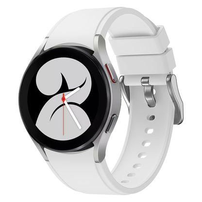 For Samsung Galaxy Watch 5 Pro 45mm Silicone Watch Band(White) - Watch Bands by buy2fix | Online Shopping UK | buy2fix