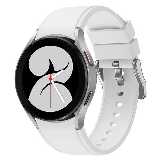 For Samsung Galaxy Watch 5 Pro 45mm Silicone Watch Band(White) - Watch Bands by buy2fix | Online Shopping UK | buy2fix