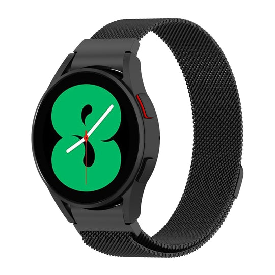 For Samsung Galaxy Watch 5 40mm / 44mm Milanese Watch Band(Black)