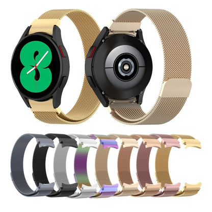For Samsung Galaxy Watch 5 Pro 45mm Milanese Watch Band(Black) - Watch Bands by buy2fix | Online Shopping UK | buy2fix