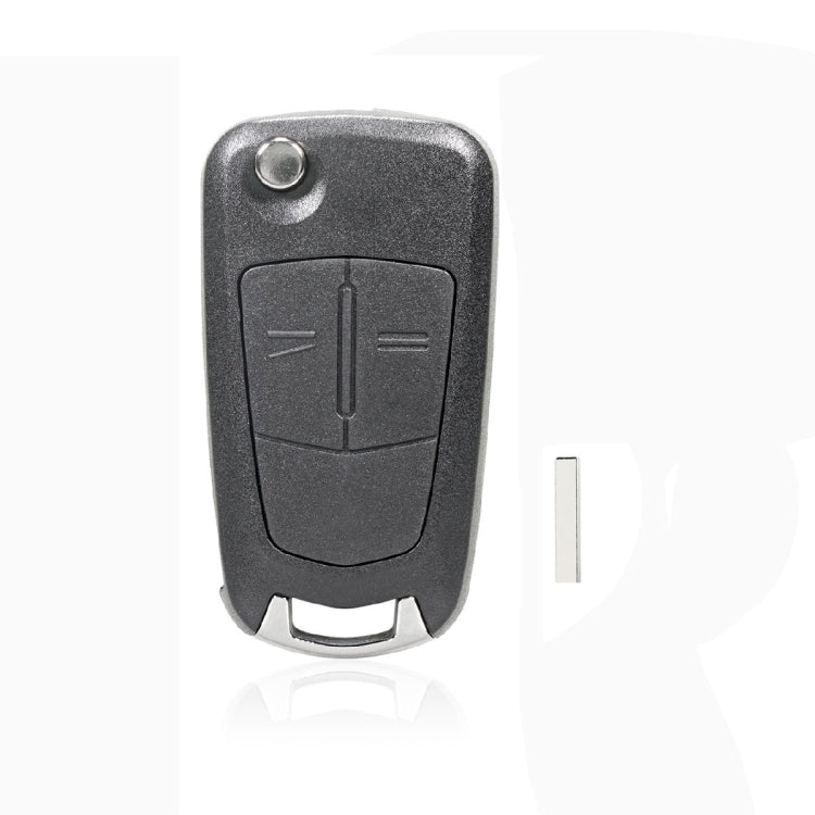For Opel Car Foldable Blade Key Case with Screw Hole, Style:2-button HU100 without Slot - Remote Car Key by buy2fix | Online Shopping UK | buy2fix