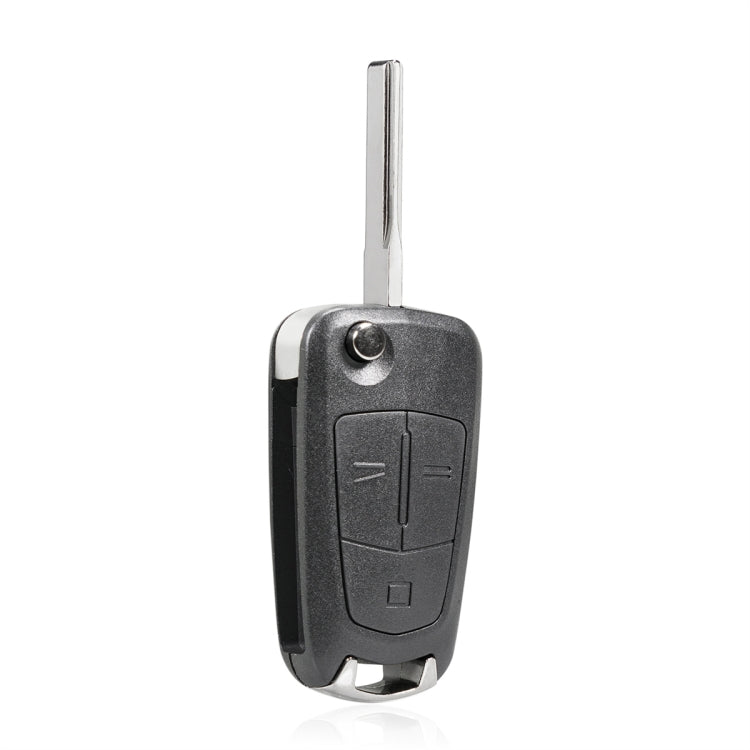 For Opel Car Foldable Blade Key Case with Screw Hole, Style:2-button HU100 without Slot - Remote Car Key by buy2fix | Online Shopping UK | buy2fix