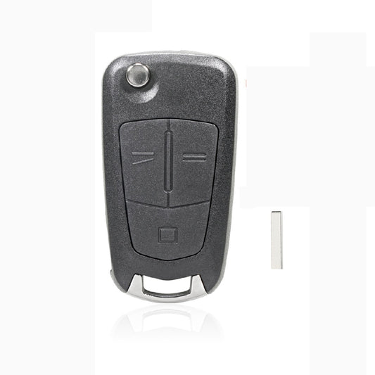 For Opel Car Foldable Blade Key Case with Screw Hole, Style:3-button HU100 without Slot - Remote Car Key by buy2fix | Online Shopping UK | buy2fix