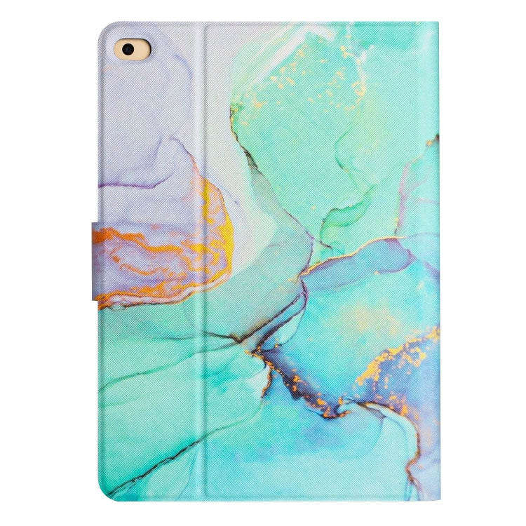 Marble Pattern Smart Leather Tablet Case For iPad Air / Air 2 / 9.7 2018 / 2017(Green) - iPad Pro 9.7 inch Cases by buy2fix | Online Shopping UK | buy2fix