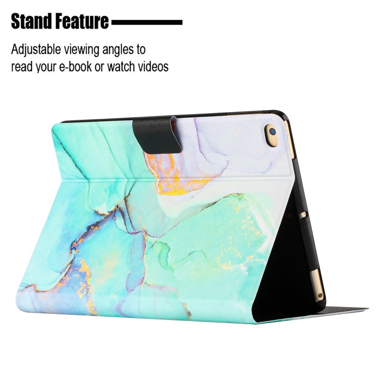 Marble Pattern Smart Leather Tablet Case For iPad Air / Air 2 / 9.7 2018 / 2017(Green) - iPad Pro 9.7 inch Cases by buy2fix | Online Shopping UK | buy2fix