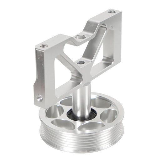 Car Modification Air Pump Idle Bracket with Pulley for Ford Mustang 5.0 1979-1995(Silver) - Engine Fittings by buy2fix | Online Shopping UK | buy2fix