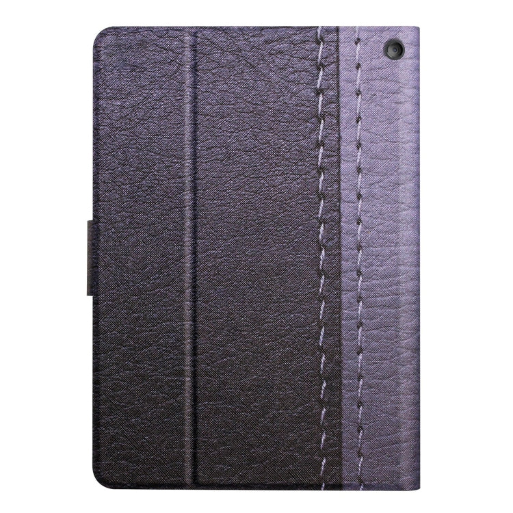 For Amazon Kindle Fire HD 10 2021 Stitching Solid Color Smart Leather Tablet Case(Grey) - Amazon by buy2fix | Online Shopping UK | buy2fix