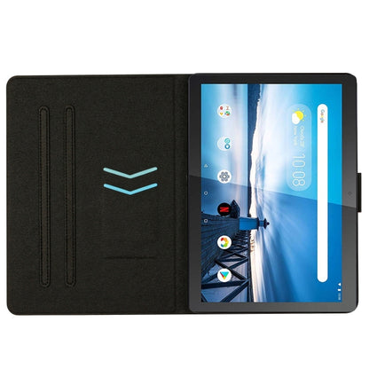 For Lenovo Tab M10 X605F X505 Stitching Solid Color Smart Leather Tablet Case(Red) - Lenovo by buy2fix | Online Shopping UK | buy2fix