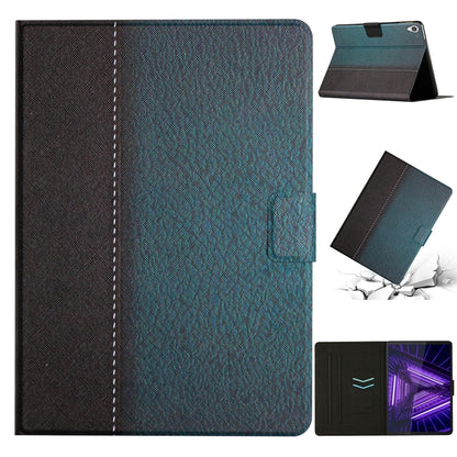 For Lenovo Tab M10 HD 2nd Gen Stitching Solid Color Smart Leather Tablet Case(Green) - Lenovo by buy2fix | Online Shopping UK | buy2fix
