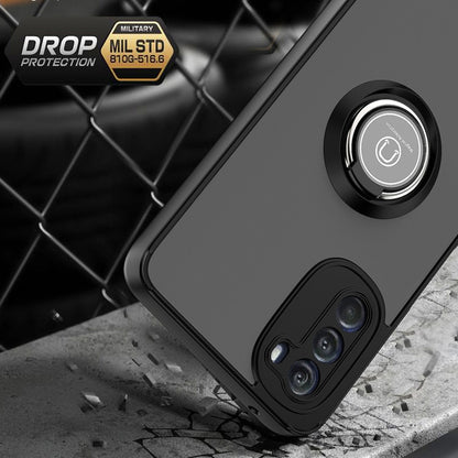For Motorola Moto G 5G 2022 Q Shadow 1 Series TPU and PC Phone Case(Black) - Motorola Cases by buy2fix | Online Shopping UK | buy2fix
