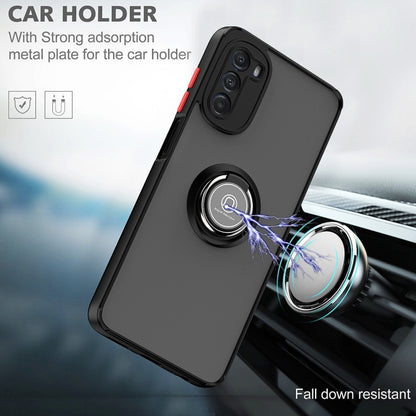 For Motorola Moto G 5G 2022 Q Shadow 1 Series TPU and PC Phone Case(Black) - Motorola Cases by buy2fix | Online Shopping UK | buy2fix