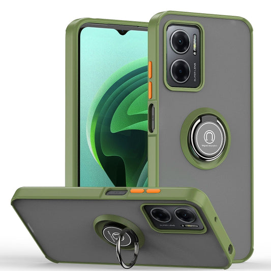 For Xiaomi Redmi Note 11E Q Shadow 1 Series TPU and PC Phone Case(Army Green) - Xiaomi Cases by buy2fix | Online Shopping UK | buy2fix