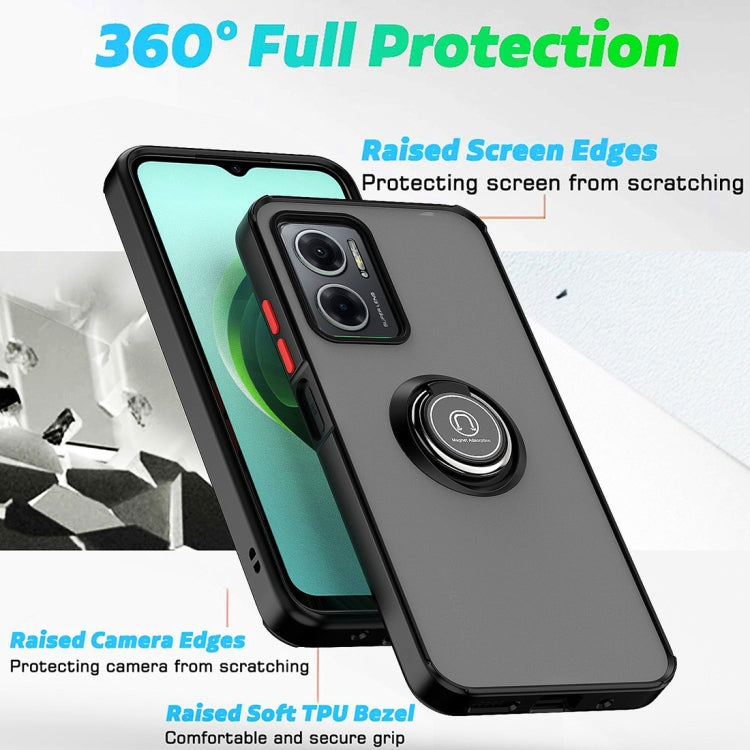 For Xiaomi Redmi Note 11E Q Shadow 1 Series TPU and PC Phone Case(Army Green) - Xiaomi Cases by buy2fix | Online Shopping UK | buy2fix