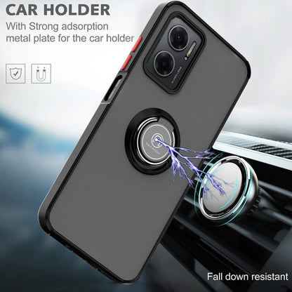 For Xiaomi Redmi Note 11E Q Shadow 1 Series TPU and PC Phone Case(Army Green) - Xiaomi Cases by buy2fix | Online Shopping UK | buy2fix