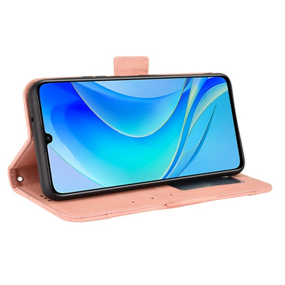 For Huawei nova Y70 / nova Y70 Plus Skin Feel Calf Texture Card Slots Leather Phone Case(Pink) - Huawei Cases by buy2fix | Online Shopping UK | buy2fix