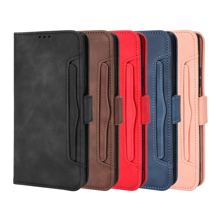 For Huawei nova Y70 / nova Y70 Plus Skin Feel Calf Texture Card Slots Leather Phone Case(Pink) - Huawei Cases by buy2fix | Online Shopping UK | buy2fix