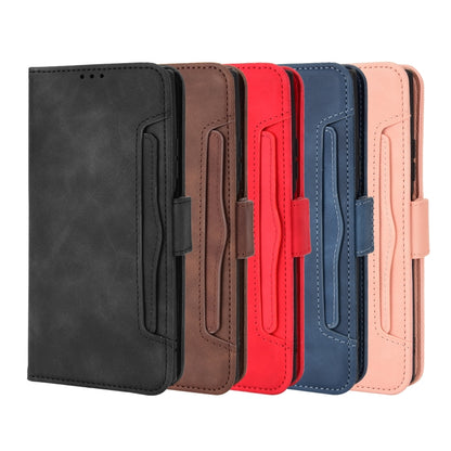 For Huawei nova Y70 / nova Y70 Plus Skin Feel Calf Texture Card Slots Leather Phone Case(Pink) - Huawei Cases by buy2fix | Online Shopping UK | buy2fix