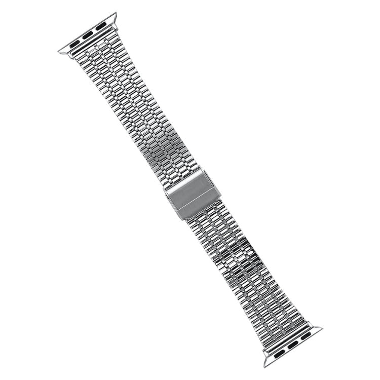 Steel Watch Band For Apple Watch Ultra 49mm&Watch Ultra 2 49mm / Series 9&8&7 45mm / SE 3&SE 2&6&SE&5&4 44mm / 3&2&1 42mm(Silver and Rose Gold) by buy2fix