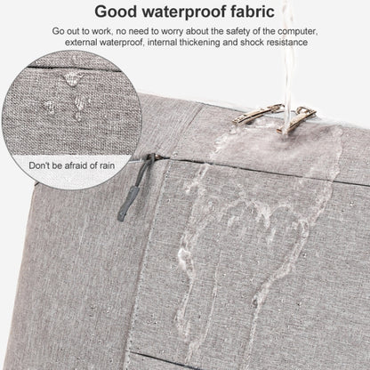 C310 Portable Casual Laptop Handbag, Size:13-13.3 inch(Black) by buy2fix