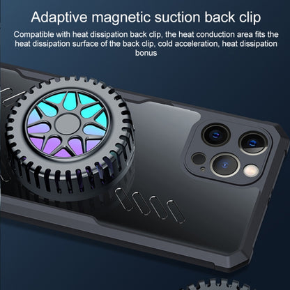 For iPhone 12 Pro Max Gaming Cooling Phone Case(Black) - iPhone 12 Pro Max Cases by buy2fix | Online Shopping UK | buy2fix